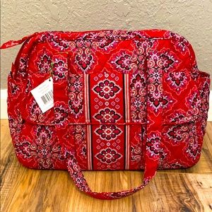 Vera Bradley Baby Bag (Frankly Scarlet pattern)